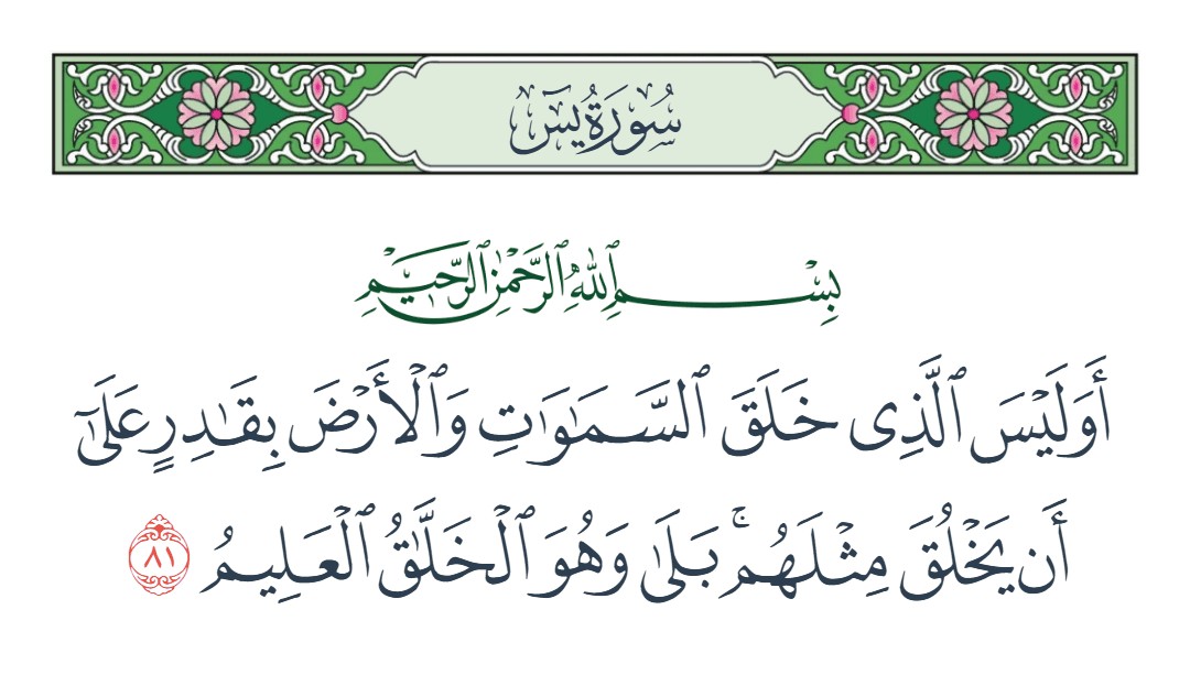 فيديو أوليس الذي خلق السماوات والأرض بقادر على أن يخلق مثلهم