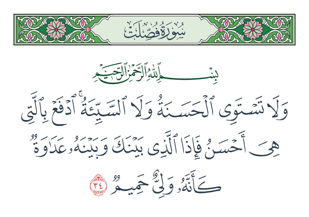 فيديو ولا تستوي الحسنة ولا السيئة