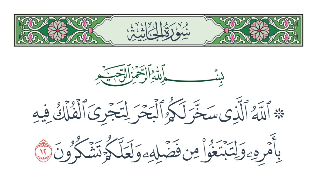 فيديو الله الذي سخر لكم البحر لتجري الفلك فيه بأمره